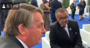 Veja Bolsonaro e Tedros