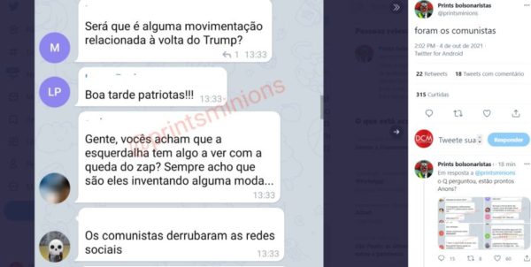 Vejam os bolsonaristas'