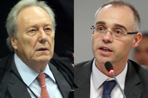 Ricardo Lewandowski e André Mendonça em montagem