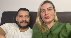 Andressa Urach com o esposo