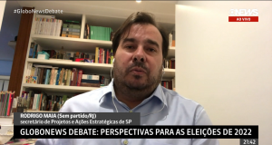 Rodrigo Maia critica Eduardo Leite e defende Doria