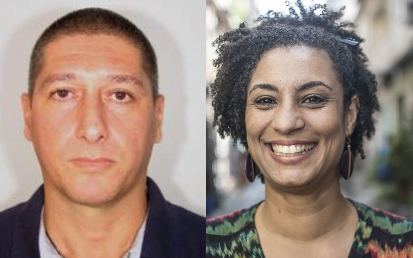 Ronnie Lessa e Marielle Franco