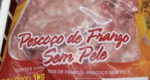 Pescoço de frango sem pele