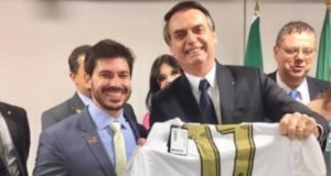 Júnior Bozzella e Jair Bolsonaro