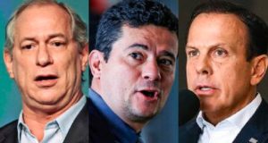 Ciro Gomes, Sergio Moro e João Doria