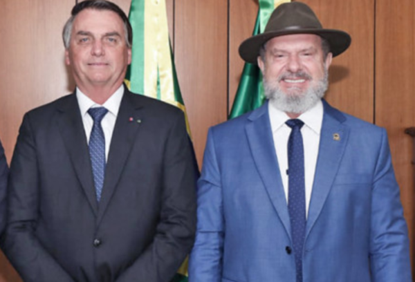 O presidente e o governador do Tocantins