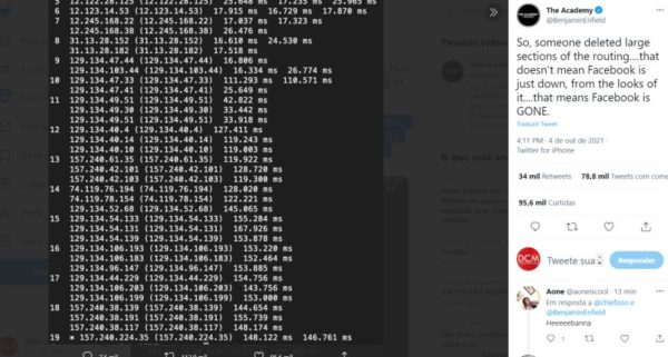 Veja os códigos do Facebook