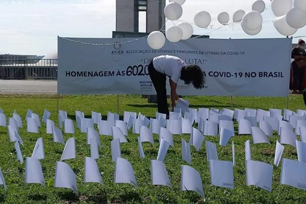 Protesto da Avico em Brasília