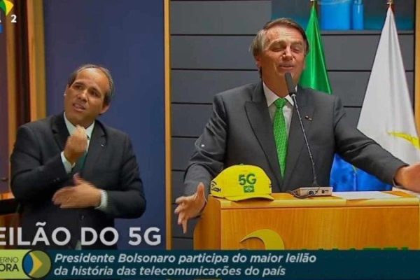 Jair Bolsonaro em discurso