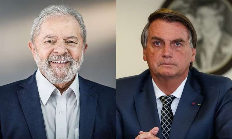 Lula e Jair Bolsonaro