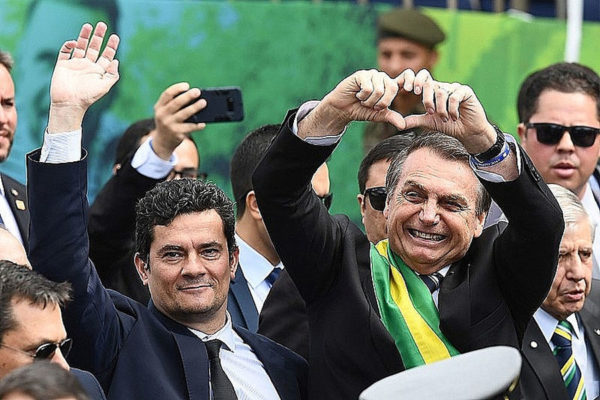 Veja Moro e Bolsonaro