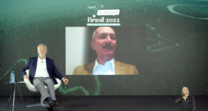 Alexandre Garcia e Aldo Rebelo em evento