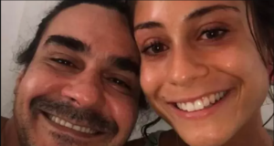 O ator André Gonçalves e sua filha com Cynthia, Valentina Benini. Foto: Reprodução/Instagram