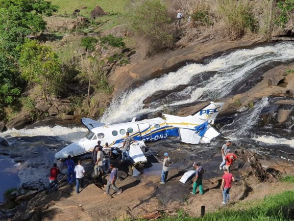 O avião de Marília Mendonça que sofreu o acidente