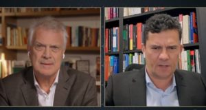Pedro Bial e Sergio Moro