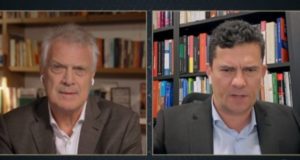 Pedro Bial e Sergio Moro