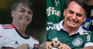 Bolsonaro palmeiras e flamengo