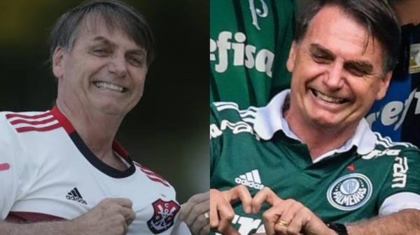 Bolsonaro palmeiras e flamengo