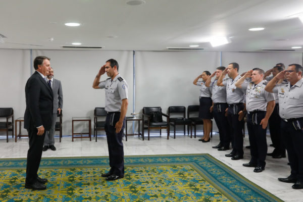 Encontro de Bolsonaro com PMs