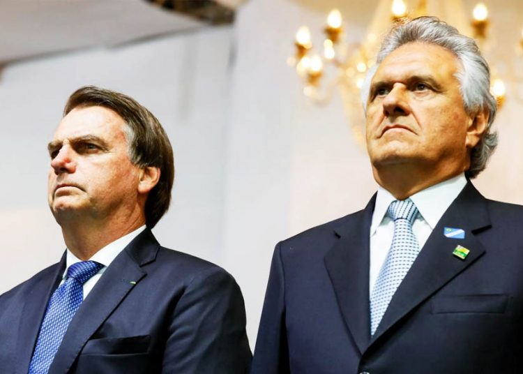 Jair Bolsonaro e Ronaldo Caiado