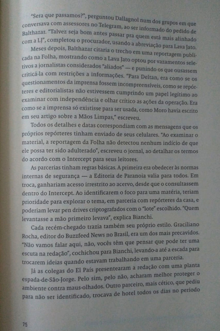 Confira a participação da revista Veja na Vaza Jato no livro do The Intercept Brasil