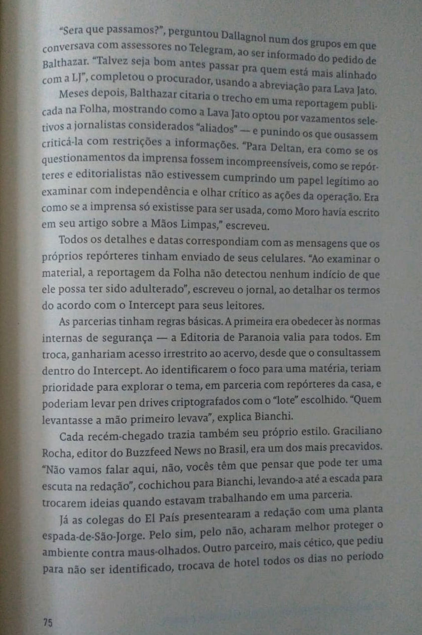 Confira a participação da revista Veja na Vaza Jato no livro do The Intercept Brasil