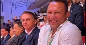 Jair Bolsonaro e Renzo Gracie no Mundial de Jiu-jítsu em Duba