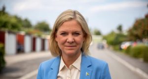 Magdalena Andersson renunciou horas depois de ser eleita primeira-ministra da Suécia. Foto: Reprodução/Twitter