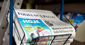 Versão impressa da Folha de S. Paulo