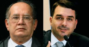Gilmar Mendes e Flávio Bolsonaro