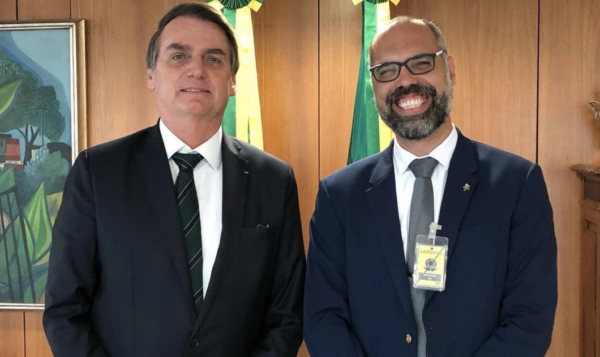 Jair Bolsonaro e Allan dos Santos