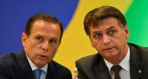 João Doria e Jair Bolsonaro