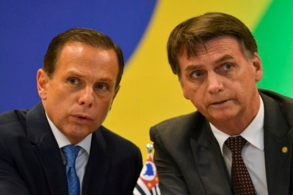 João Doria e Jair Bolsonaro