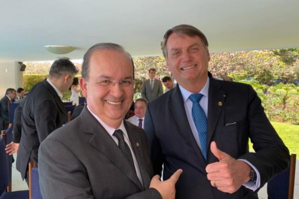 Jorginho Mello e Jair Bolsonaro