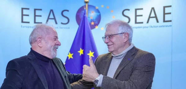 Lula e Josep Borrell 