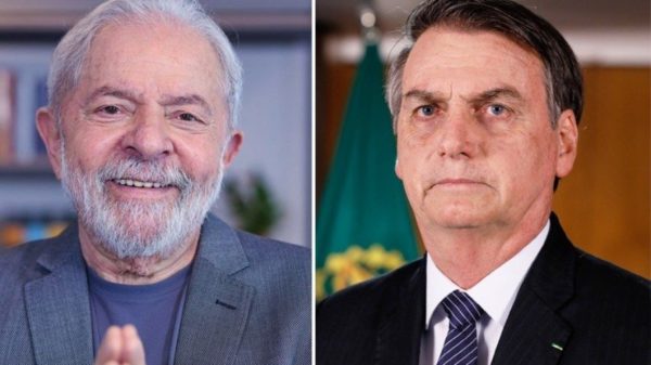 Lula e Jair Bolsonaro