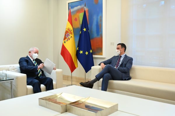 Lula e Pedro Sánchez