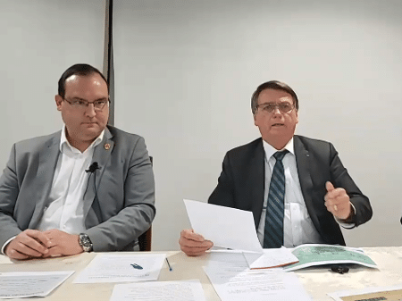 Os presidentes da Funai e da República