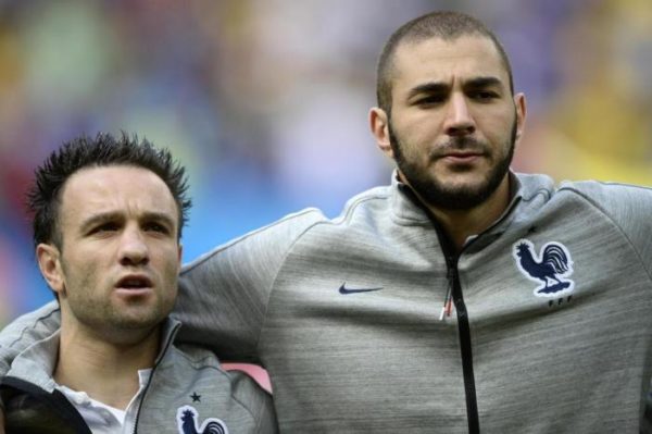 Mathieu Valbuena e Karim Benzema