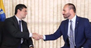 Moro e Eduardo Bolsonaro