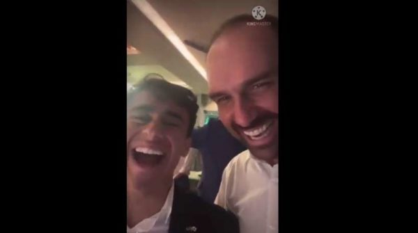 Nikolas Ferreira e Eduardo Bolsonaro