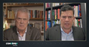 Pedro Bial e Sergio Moro