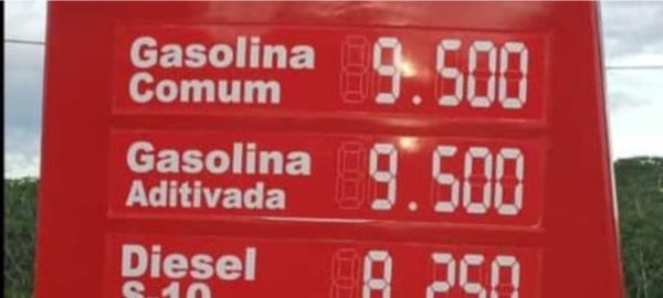 Preço da gasolina em Marechal Thaumaturgo (AC)