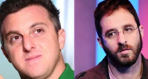 Luciano Huck e Rafinha Bastos
