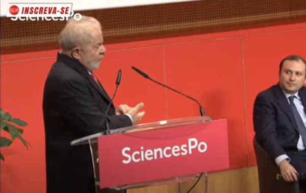 Veja Lula na Science Po