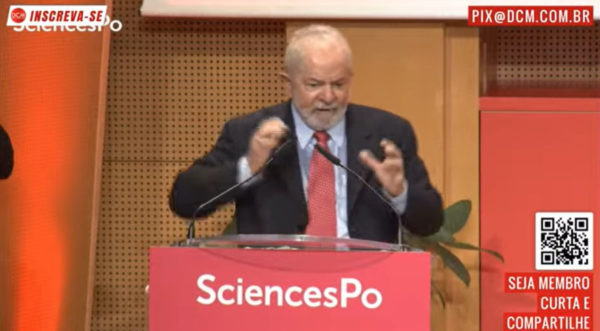 Veja Lula na Science Po