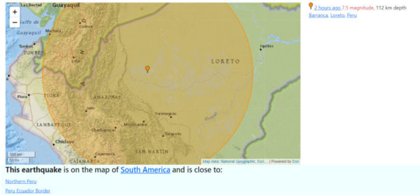Veja o terremoto
