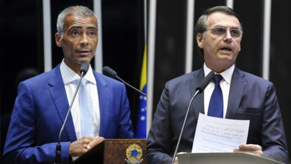 Romário e Bolsonaro