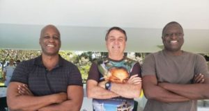 Sérgio Camargo, Jair Bolsonaro e Hélio Negão