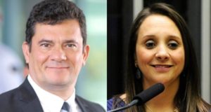 Sergio Moro e Renata Abreu, presidente do partido